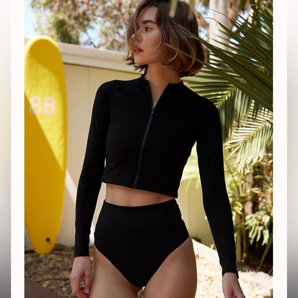 The Contour High-Waist Surf bottoms